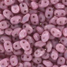 Matubo MiniDuo Perlen 4x2.5mm Luster - metallic pink